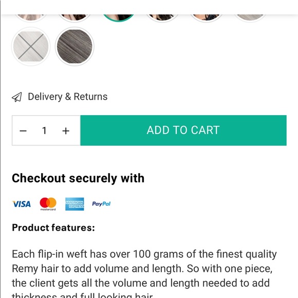 SHE,By Shilo Hair Extension, Flip and Go, Halo hair extension,16-18โ Dark brown - Picture 3 of 13